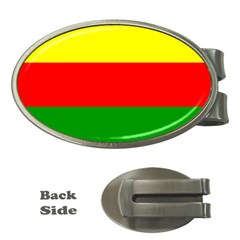 Kurdistan Kurd Kurds Kurdish Flag Money Clips (oval)  by Sapixe