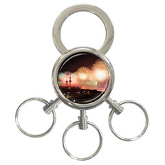 Kuwait Liberation Day National Day Fireworks 3-ring Key Chains by Sapixe