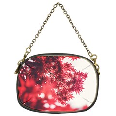 Maple Leaves Red Autumn Fall Chain Purses (one Side)  by Sapixe