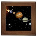 Outer Space Planets Solar System Framed Tiles