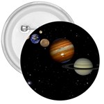 Outer Space Planets Solar System 3  Buttons