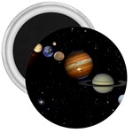 Outer Space Planets Solar System 3  Magnets