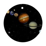 Outer Space Planets Solar System Ornament (Round)