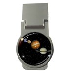 Outer Space Planets Solar System Money Clips (Round) 