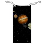 Outer Space Planets Solar System Jewelry Bag