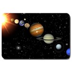 Outer Space Planets Solar System Large Doormat 