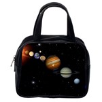 Outer Space Planets Solar System Classic Handbags (One Side)