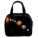 Outer Space Planets Solar System Classic Handbags (2 Sides)