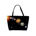 Outer Space Planets Solar System Shoulder Handbags