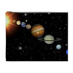 Outer Space Planets Solar System Cosmetic Bag (XL)