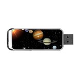 Outer Space Planets Solar System Portable USB Flash (One Side)