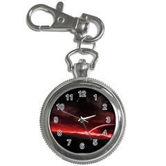 Outer Space Red Stars Star Key Chain Watches by Sapixe