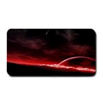 Outer Space Red Stars Star Medium Bar Mats