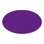 Pattern Violet Purple Background Oval Magnet