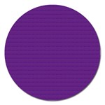 Pattern Violet Purple Background Magnet 5  (Round)
