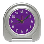Pattern Violet Purple Background Travel Alarm Clocks