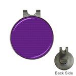 Pattern Violet Purple Background Hat Clips with Golf Markers