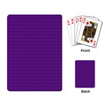 Pattern Violet Purple Background Playing Card