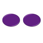 Pattern Violet Purple Background Cufflinks (Oval)