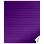 Pattern Violet Purple Background Canvas 8  x 10 