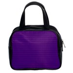 Pattern Violet Purple Background Classic Handbags (2 Sides)