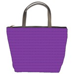 Pattern Violet Purple Background Bucket Bags