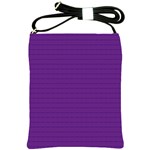 Pattern Violet Purple Background Shoulder Sling Bags