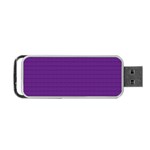 Pattern Violet Purple Background Portable USB Flash (One Side)