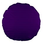 Pattern Violet Purple Background Large 18  Premium Round Cushions