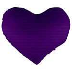 Pattern Violet Purple Background Large 19  Premium Heart Shape Cushions
