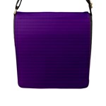 Pattern Violet Purple Background Flap Messenger Bag (L) 