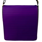 Pattern Violet Purple Background Flap Messenger Bag (S)