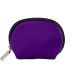 Pattern Violet Purple Background Accessory Pouches (Small) 