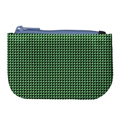 Green Triangulate Large Coin Purse by jumpercat