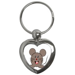 Raton Mouse Christmas Xmas Stuffed Animal Key Chains (heart) 