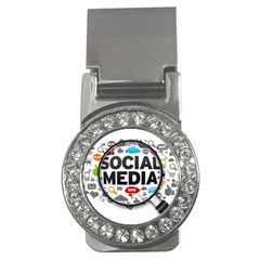 Social Media Computer Internet Typography Text Poster Money Clips (cz)  by Sapixe