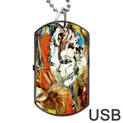 Athena Dog Tag Usb Flash (one Side) by bestdesignintheworld