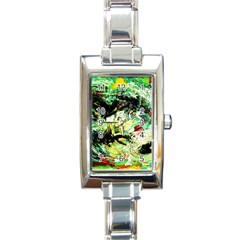 In The Nest And Around 4 Rectangle Italian Charm Watch by bestdesignintheworld