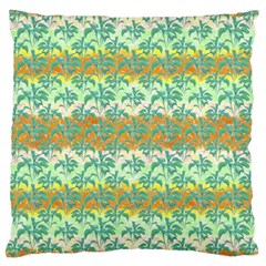 Colorful Tropical Print Pattern Large Cushion Case (two Sides) by dflcprints