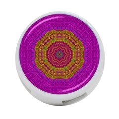 Summer Sun Shine In A Sunshine Mandala 4-port Usb Hub (one Side) by pepitasart