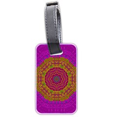 Summer Sun Shine In A Sunshine Mandala Luggage Tags (two Sides) by pepitasart