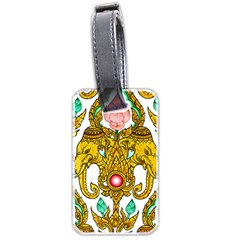 Traditional Thai Style Painting Luggage Tags (two Sides)