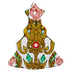 Traditional Thai Style Painting Ornament (christmas Tree) 