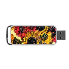 Sunflowers In A Scott House Portable Usb Flash (two Sides) by bestdesignintheworld