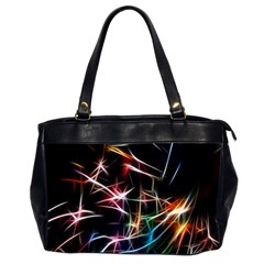 Lights Star Sky Graphic Night Office Handbags (2 Sides)  by Sapixe