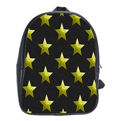 Stars Backgrounds Patterns Shapes School Bag (xl) by Sapixe