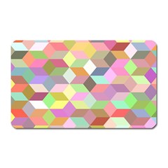 Mosaic Background Cube Pattern Magnet (rectangular) by Sapixe