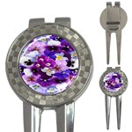 Graphic Background Pansy Easter 3-in-1 Golf Divots