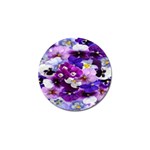 Graphic Background Pansy Easter Golf Ball Marker (10 pack)