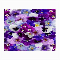 Graphic Background Pansy Easter Small Glasses Cloth by Sapixe